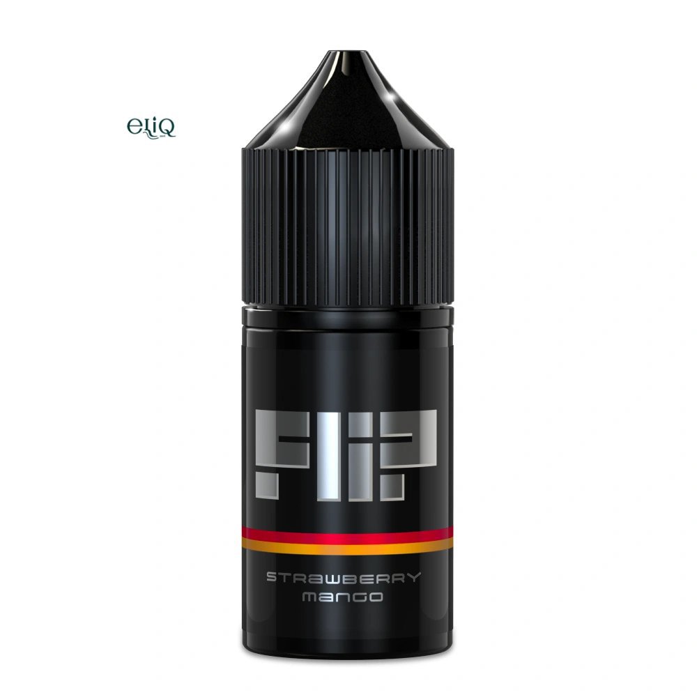 Готова рідина FLIP Strawberry Mango з парою тропічних кольорів на літньому фоні