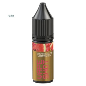 Флакон VAPE SHOT Watermelon Raspberry 15 мл зі смаком кавуна та малини на білому фоні