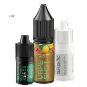 Набір для самозамісу VAPE SHOT Watermelon Lemon 15 мл: ароматизатор, гліцерин і нікобустер