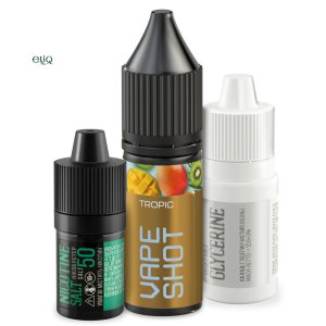Набір для самозамісу VAPE SHOT Tropic 15 мл: ароматизатор, гліцерин і нікобустер