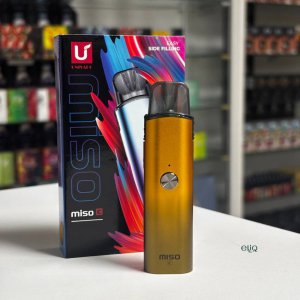 Повна комплектація Univapo Miso C Noble Gold: девайс, картриджі, кабель, темляк