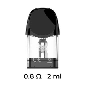Оригінальний картридж Uwell Caliburn A3S 0.8 Ом з прозорими стінками та металевою сіткою