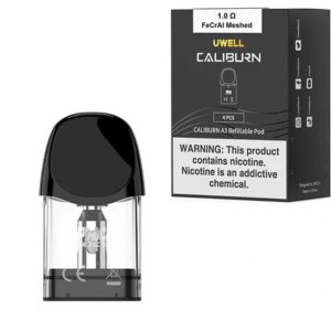 Оригінальна упаковка Uwell з голограмою автентичності Caliburn A3S