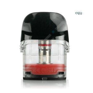 Оригінальний картридж Vaporesso Luxe Q 0.8 Ом з прозорим корпусом та чорним мундштуком