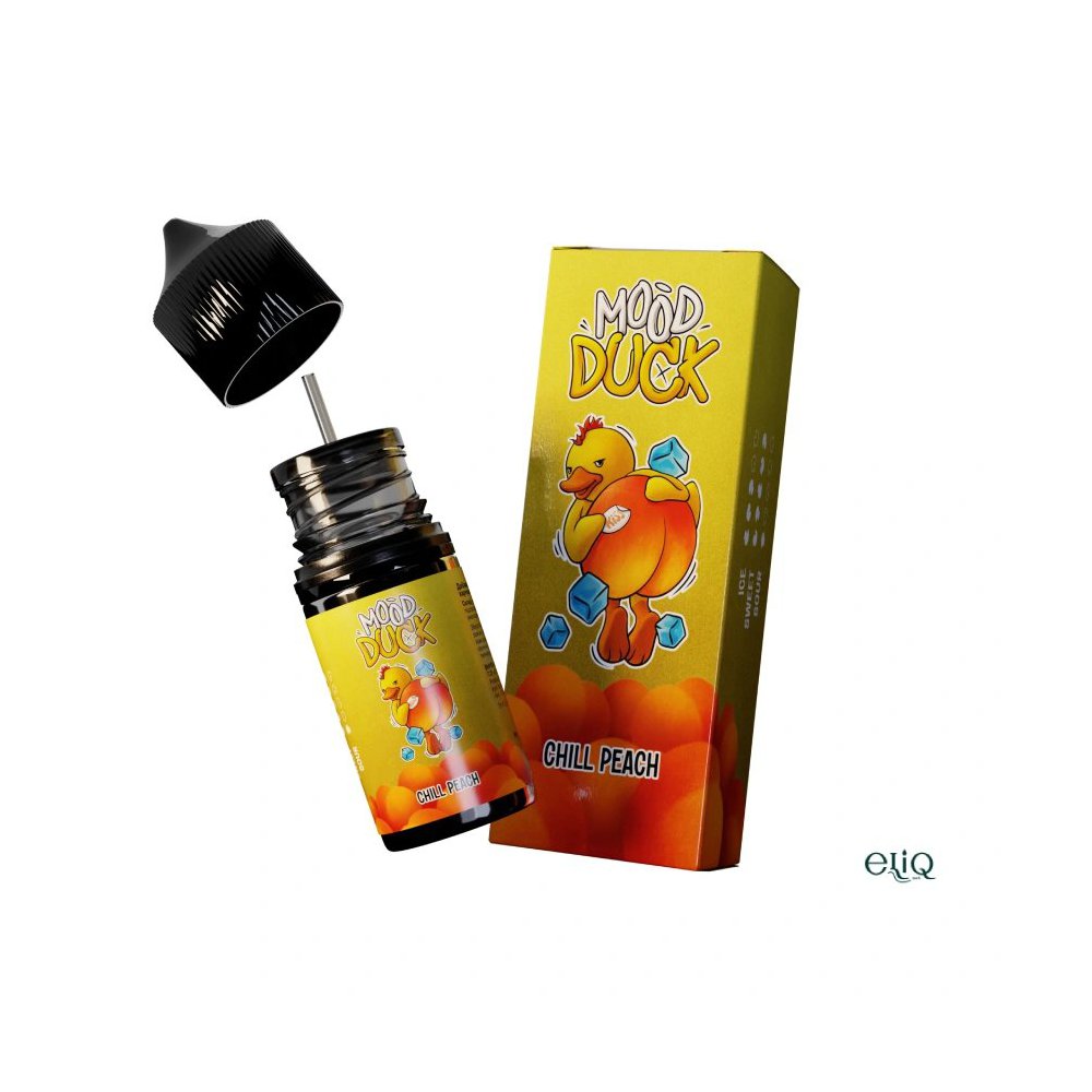 MOOD DUCK Chill Peach Персик Айс - літній фруктовий набір з холодком 10 мл