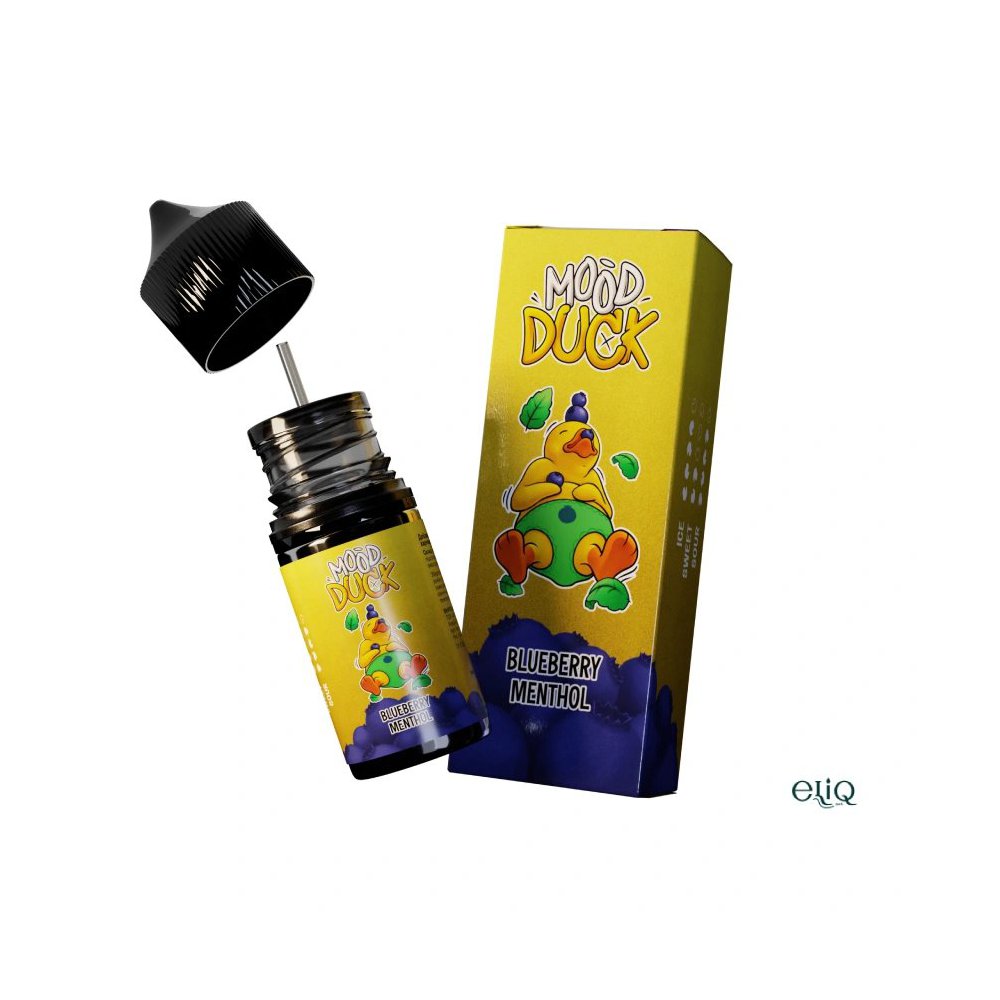 MOOD DUCK Blueberry Menthol Чорниця Ментол - збалансований ягідно-ментоловий мікс 10 мл