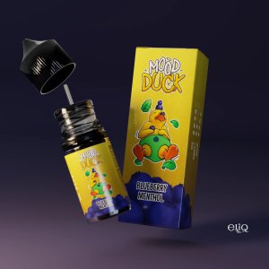 Збалансований смак MOOD DUCK Blueberry Menthol - ягідна солодкість з прохолодою