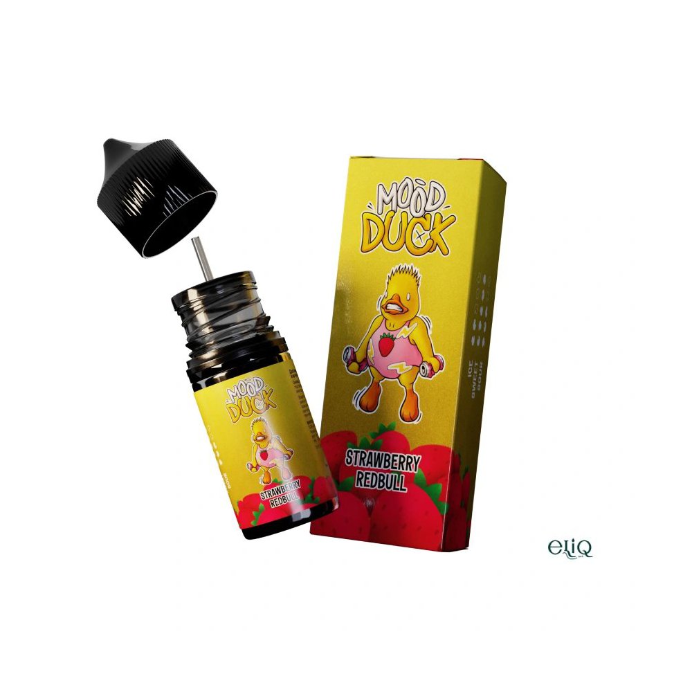 MOOD DUCK Strawberry RedBull Полуниця Енергетик - енергійний нестандартний мікс 10 мл