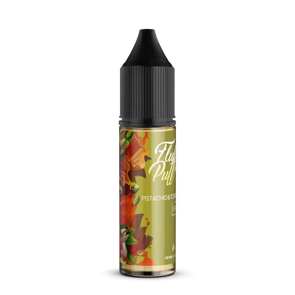 PISTACHIO TOBACCO Fluffy Puff Salt фісташка тютюн преміум міні 15мл