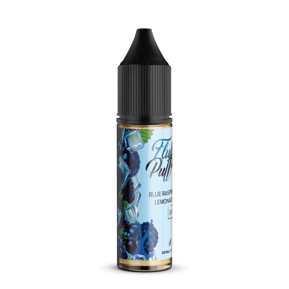 BLUE RASPBERRY LEMONADE ICE Fluffy Puff Salt блакитна малина холодок міні 15мл