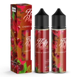 CHERRY TOBACCO Fluffy Puff Salt вишня тютюн набір компонентів великий 60мл упаковка