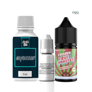 Набір компонентів Frozen Fruit Monster Strawberry Kiwi Pomegranate ICE 30ml на сольовому нікотині 50мг