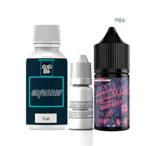Набір компонентів Jam Monster Mixed Berry Salt 30ml 50mg - на сольовому нікотині для POD-систем від Monster Vape Labs