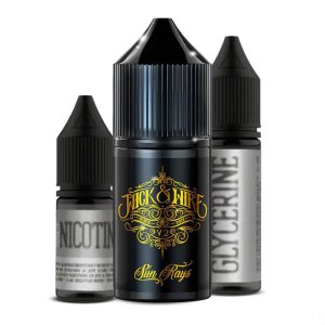 🍑 Всі складові Sun Rays WICK & WIRE - Персик Аґрус концентрат, гліцерин та нікобустер.