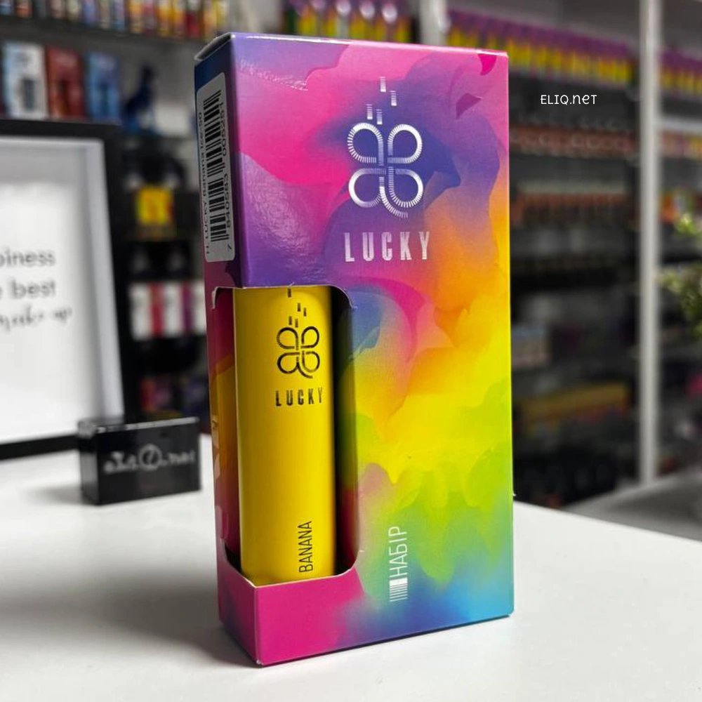 Набір компонентів LUCKY Banana Ice 65 мг з ароматом банана з льодом для POD-систем 30 мл