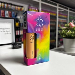 LUCKY Juicy Peach 50мг натуральний конструктор рідини. Аромамікс Лакі  соковитий персик 12мл з нікобустером 50мг