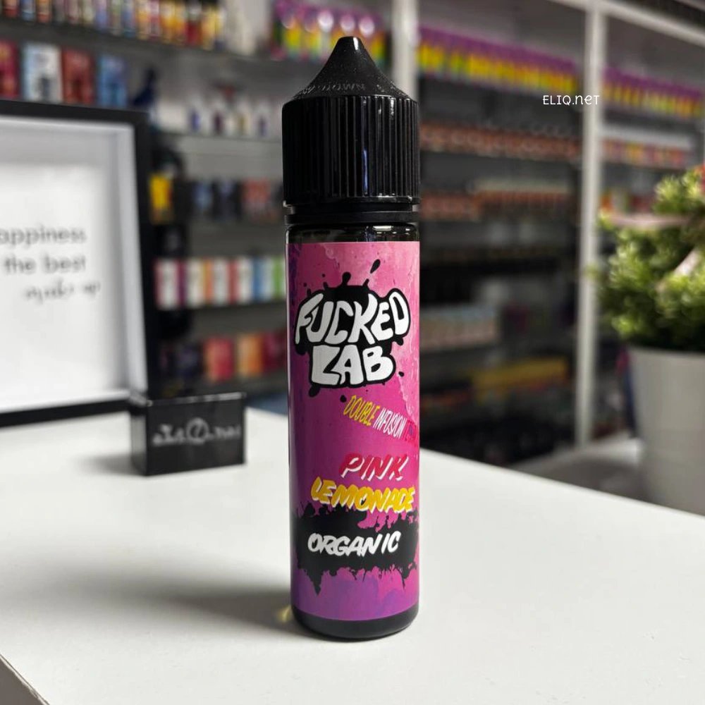60мл Fucked Lab Organic Pink Lemonade на полиці вейпшопу ELIQ | Рожевий лимонад набір самозаміс 3мг/6мг