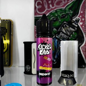 Флакон Fucked Lab Organic Pink Lemonade 60мл з концентратом та органічний нікобустер Факед Лаб в наявності в Eliq