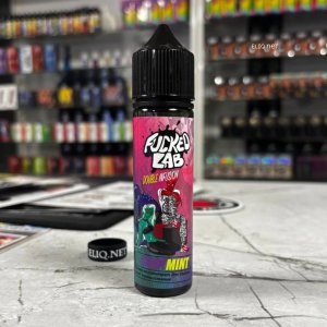 Fucked Lab Organic Berry Mint Флакон 60мл з концентратом та органічний нікобустер Факед Лаб в наявності в Eliq