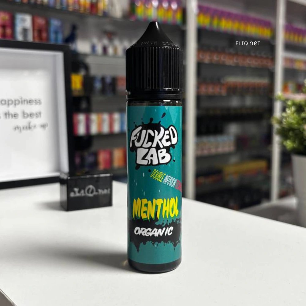 60мл Fucked Lab Organic Menthol Fresh на полиці вейпшопу ELIQ | Ментол свіжість набір самозаміс 3мг/6мг