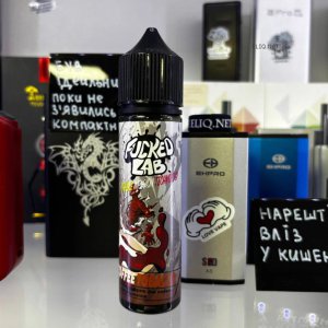 Флакон Fucked Lab Organic Coffee Tobacco 60мл з концентратом та органічний нікобустер Факед Лаб в наявності в Eliq
