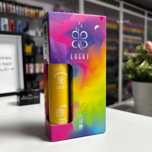 Компоненти набору Lucky Mango-Passionfruit Lemonade у вейп-шопі Eliq: аромамікс манго маракуйя лимонаду, сольовий нікобустер