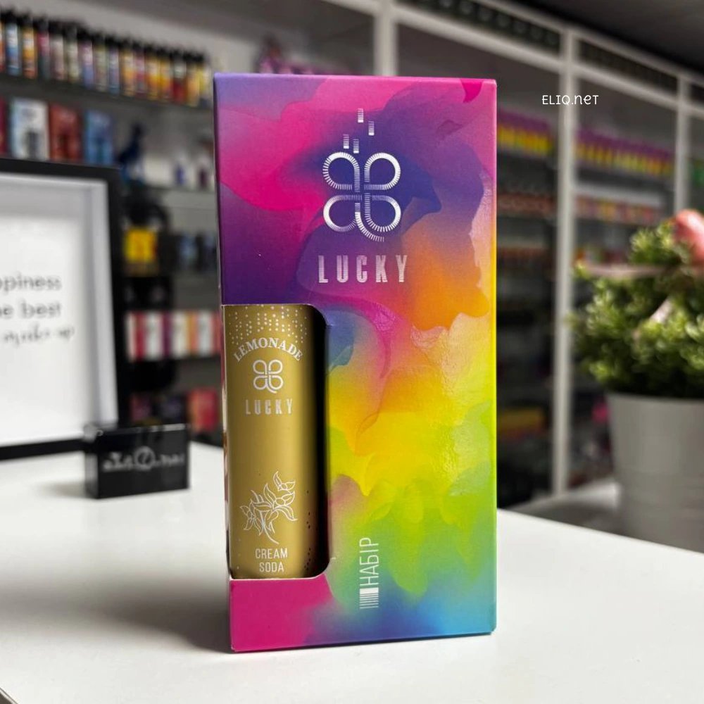 Набір компонентів Lucky Cream Soda Lemonade 65мг від Liquid Lab - аромамікс, нікобустер та глицерин для 30мл сольової рідини