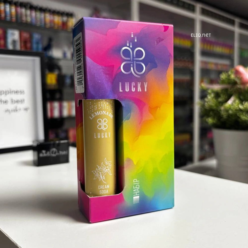 Набір компонентів Lucky Cream Soda Lemonade 50мг від Liquid Lab - аромамікс, нікобустер та глицерин для приготування 30мл рідини