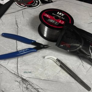 Розмір VPDAM Cutter Pliers порівняно з пінцетом - реальні пропорції в магазині ELIQ