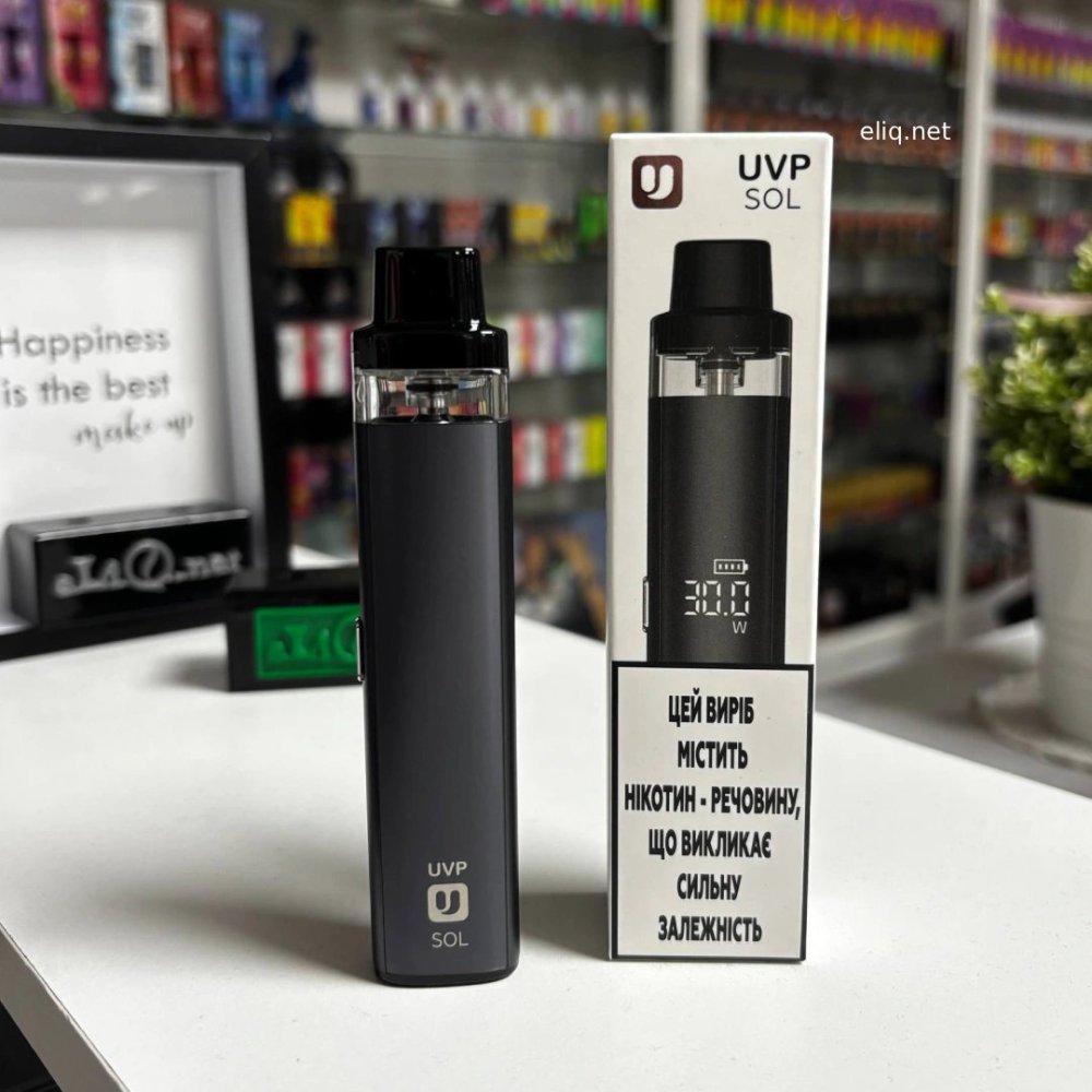 Повна комплектація UVP SOL Silver POD-система в магазині ELIQ