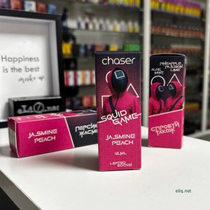 Лімітована колекція Chaser Squid Game: Jasmine Peach, Aloe Mint, Pineapple Passion Lime - три смаки за мотивами серіалу