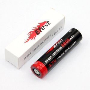Акумулятор Efest ICR 16650 2200 mAh літій-іонний студійне фото на білому фоні для сайтів та онлайн-магазинів