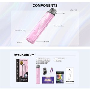 LOST VAPE Ursa Nano 3 Silk Rose - маленька красива POD система 30W з витонченим дизайном в вейп шопі Елік деталі