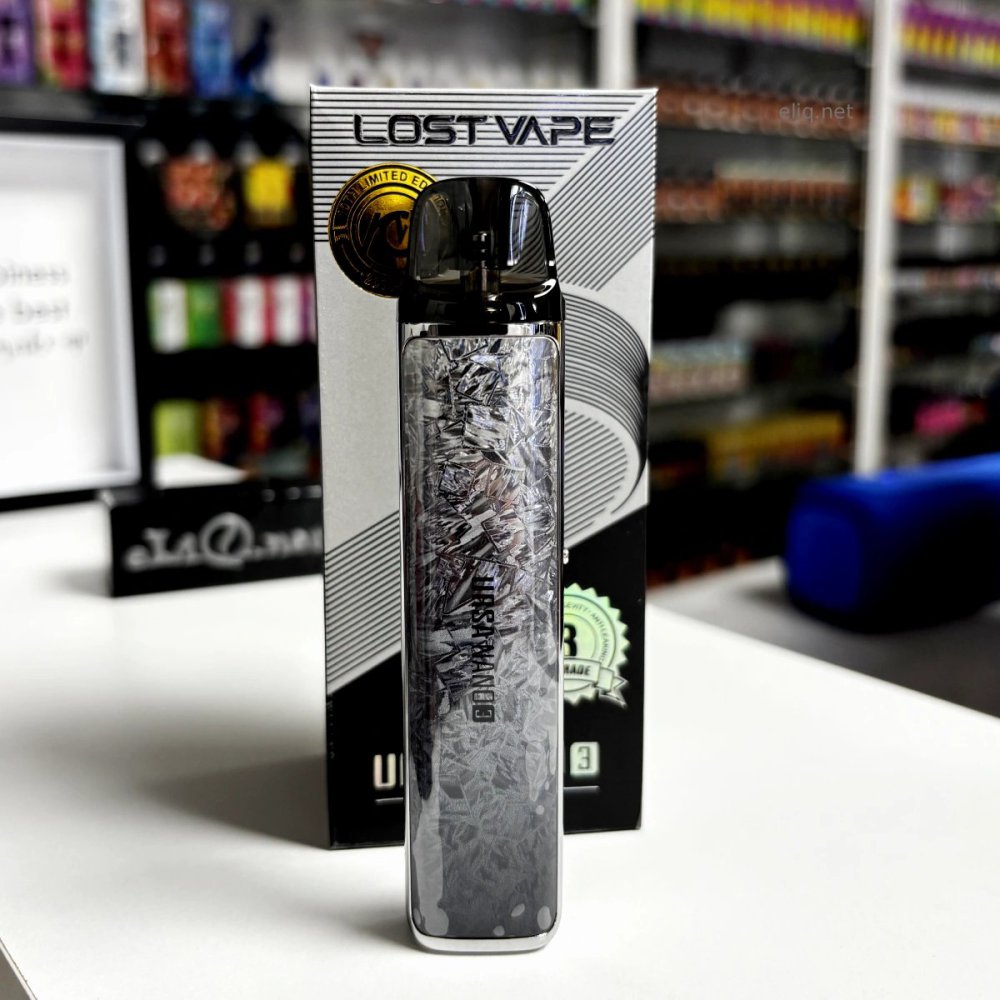 LOST VAPE Ursa Nano 3 у преміальному кольорі Glacial Silver реальне фото ELIQ