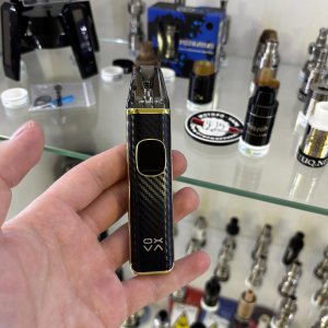 Дизайн Black Carbon з текстурою, 0.56" HD кольоровий екран OXVA Xlim Pro 2 Black Carbon 1300mAh 30W под-система