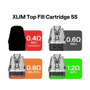 OXVA XLIM Top Fill Cartridge 3ml — змінний картридж для Pod систем OXVA XLIM - різні типи