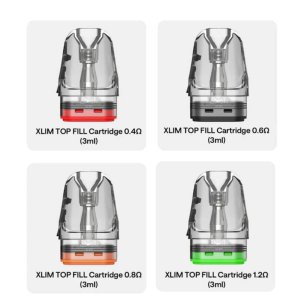 OXVA XLIM Top Fill Cartridge — змінний картридж для Pod систем OXVA XLIM різного опору