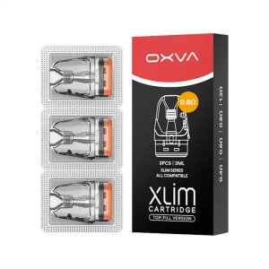 OXVA XLIM 0.8Ω — оригінальна упаковка та 3 картриджа