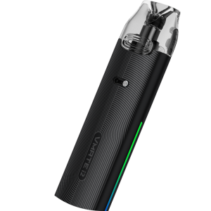 Боковий вигляд Voopoo VMATE i2: ергономічний корпус з алюмінієвого сплаву, зручний для утримання.