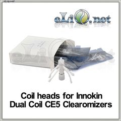 Сменные испарители для двуспирального клиромайзера Innokin iClear 16 / Dual Coil CE5 