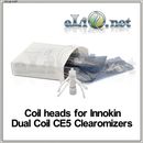 [Innokin] Сменные испарители для двуспирального клиромайзера iClear 16 / Dual Coil CE5