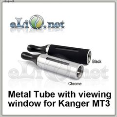 Metal Tube with viewing window for Kanger MT3