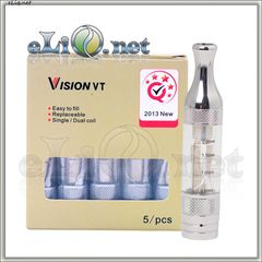 Vision VT (Victory Tank) eGo 2ml Coil changeable clear cartomizer / Clearomizer