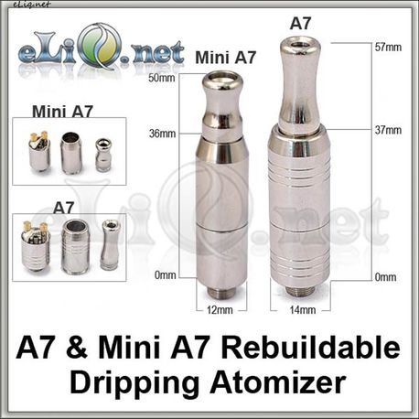 A7 & Mini A7 Rebuildable Dripping Atomizer