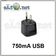 Маленький AC-USB Адаптер для зарядки от сети / Mini 750mA USB Power Adapter Charger