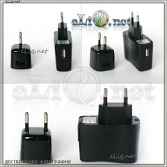 Маленький AC-USB Адаптер для зарядки от сети / Mini 750mA USB Power Adapter Charger