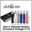 650 mAh (3.7v) eGo / eGo-T / eGo-C Battery - батарейка.