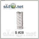 S 28 (510) Stainless Steel Drip Tip - дрип тип из нержавеющей стали.