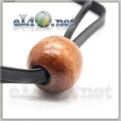 Кожаный чехол с бусинкой для ношения электронной сигареты eGo на шее