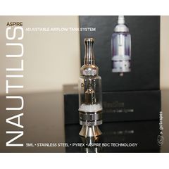5ml Aspire Nautilus Adjustable Airflow BDCC Pyrex Glass
